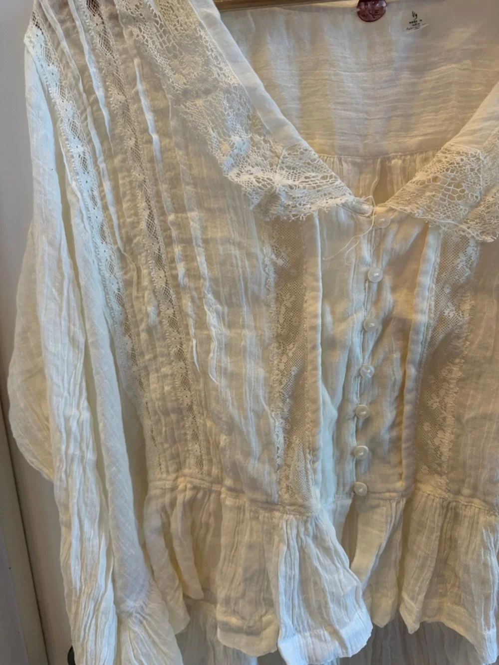 NWT Free People One Elodie Blouse